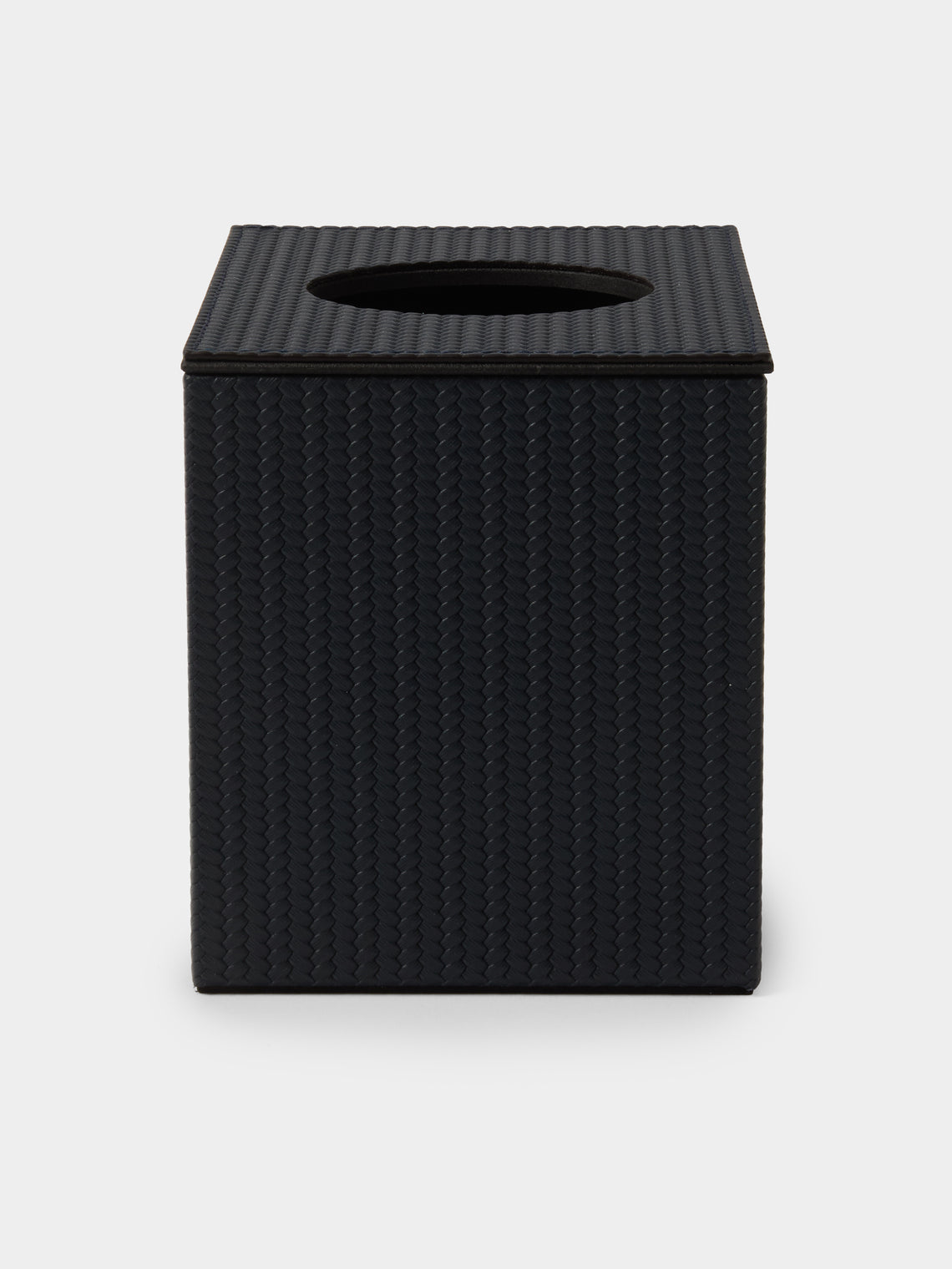 Pinetti - Leather Magnetic Tissue Box - Navy - ABASK - 