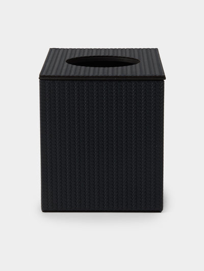 Pinetti - Leather Magnetic Tissue Box - Navy - ABASK - 