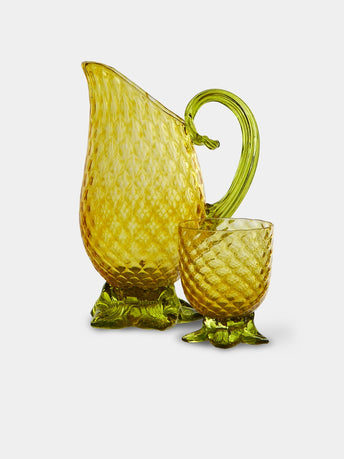 Andrew Iannazzi - Pineapple Hand-Blown Glass Collection - Yellow - ABASK - 