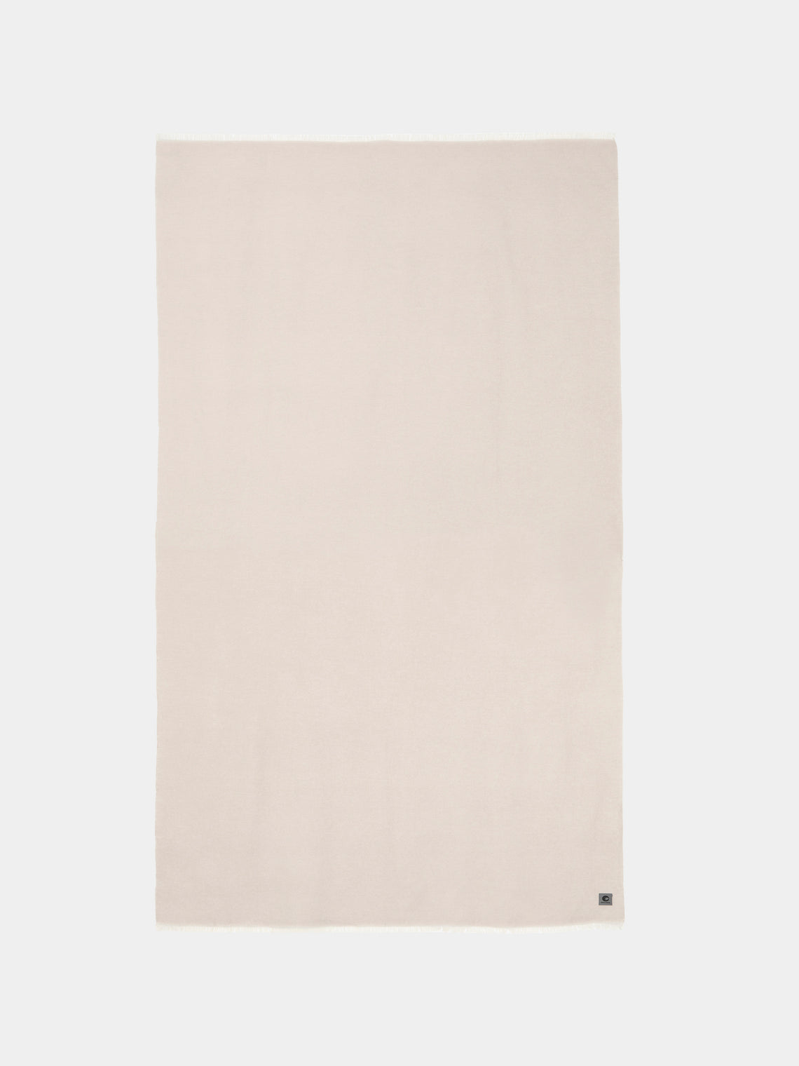 Denis Colomb - Cashmere Reversible Throw (79in/2m) - White - ABASK - 