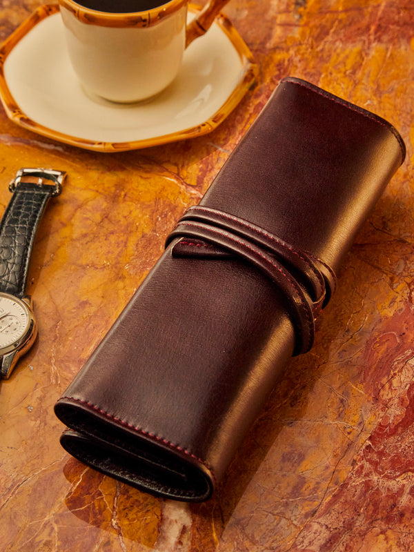 F. Hammann - Leather Watch Roll -  - ABASK