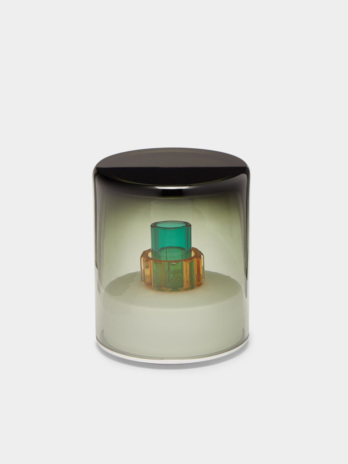 Green Wolf Lighting - Titanio II Hand-Blown Murano Glass Portable Table Light - Green - ABASK - 