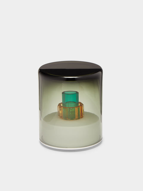 Green Wolf Lighting - Titanio II Hand-Blown Murano Glass Portable Table Light - Green - ABASK - 