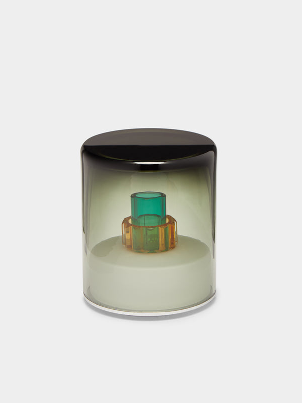 Green Wolf Lighting - Titanio II Hand-Blown Murano Glass Portable Table Light - Green - ABASK - 
