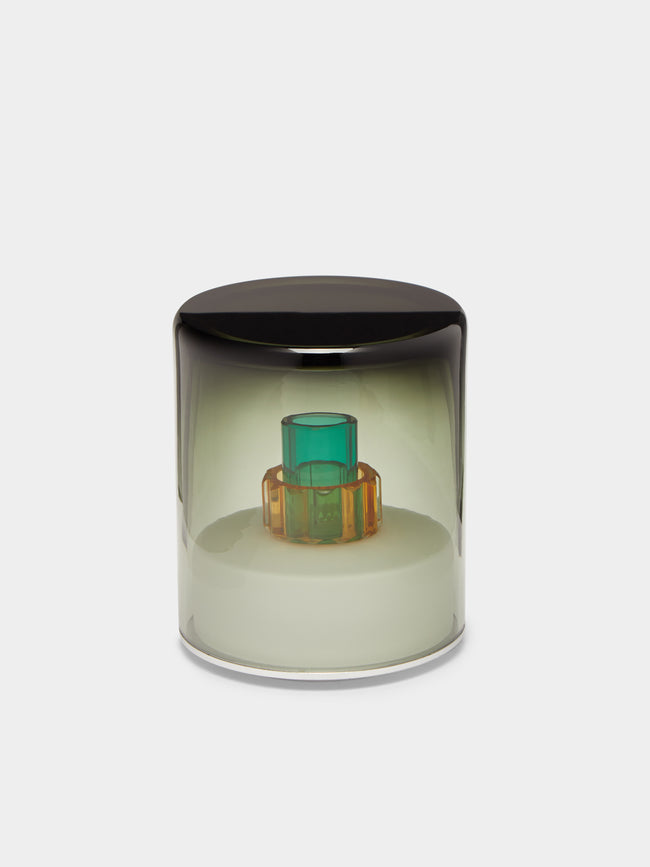 Green Wolf Lighting - Titanio II Hand-Blown Murano Glass Portable Table Light - Green - ABASK - 