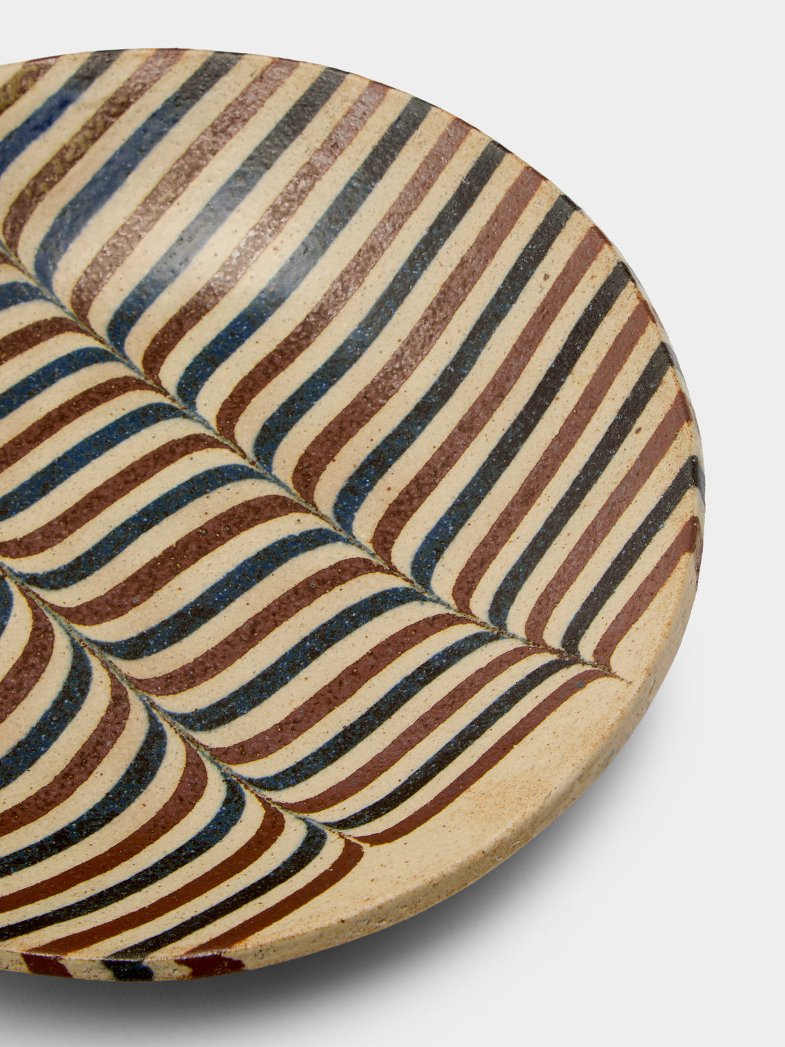 Makidani-gama - No. 3 Nerikomi Ceramic Plates – 8in/21cm (Set of 5) - Multiple - ABASK