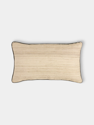 de Le Cuona - Wild Silk Cushion (23.5in/60cm) - Beige - ABASK - 