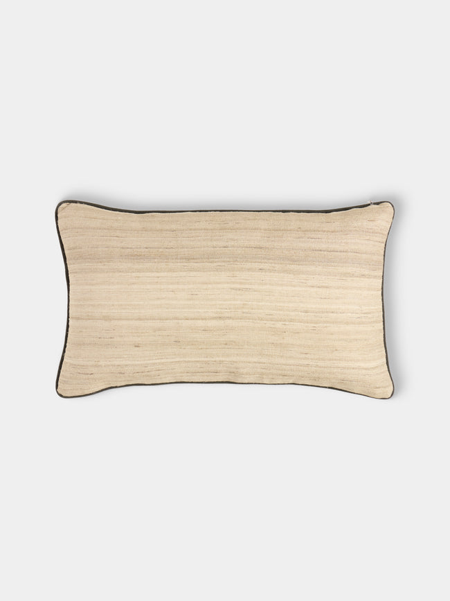 de Le Cuona - Wild Silk Cushion (23.5in/60cm) - Beige - ABASK - 