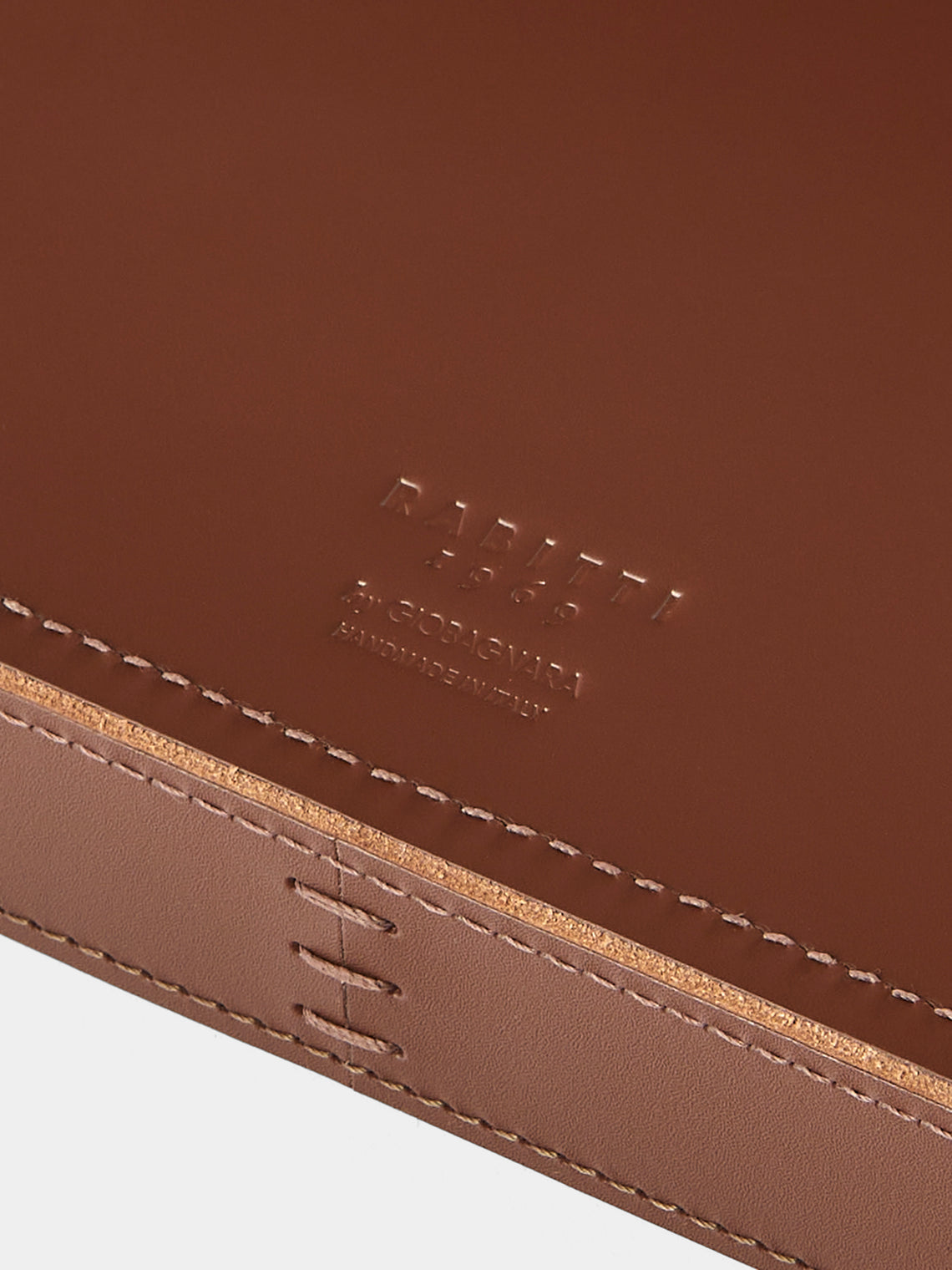 Rabitti 1969 - Todi Leather Valet Tray (10in/25cm) - Brown - ABASK