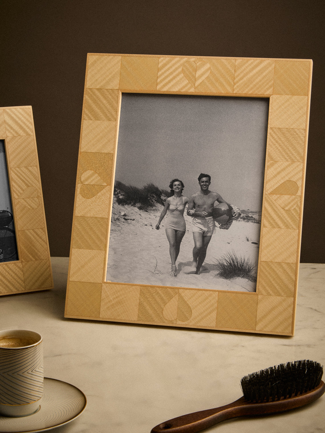 Linley - Henley Heart Sycamore Photo Frame (8x10") - Beige - ABASK