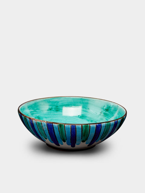 Ceramica Pinto - Vietri Hand-Painted Ceramic Salad Bowl -  - ABASK - 