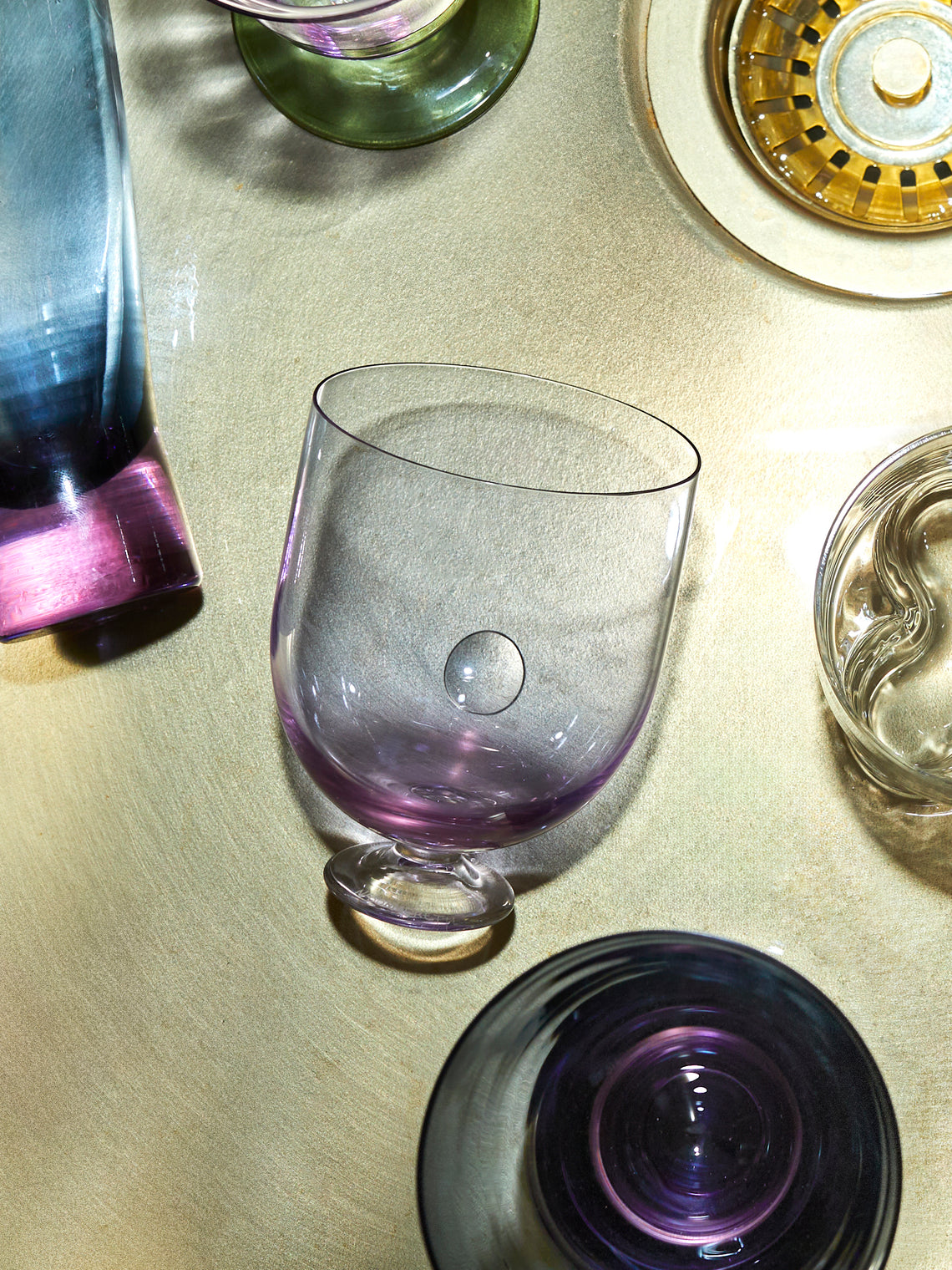 Archive Revival 1988 Hand-Blown Murano Water Glass