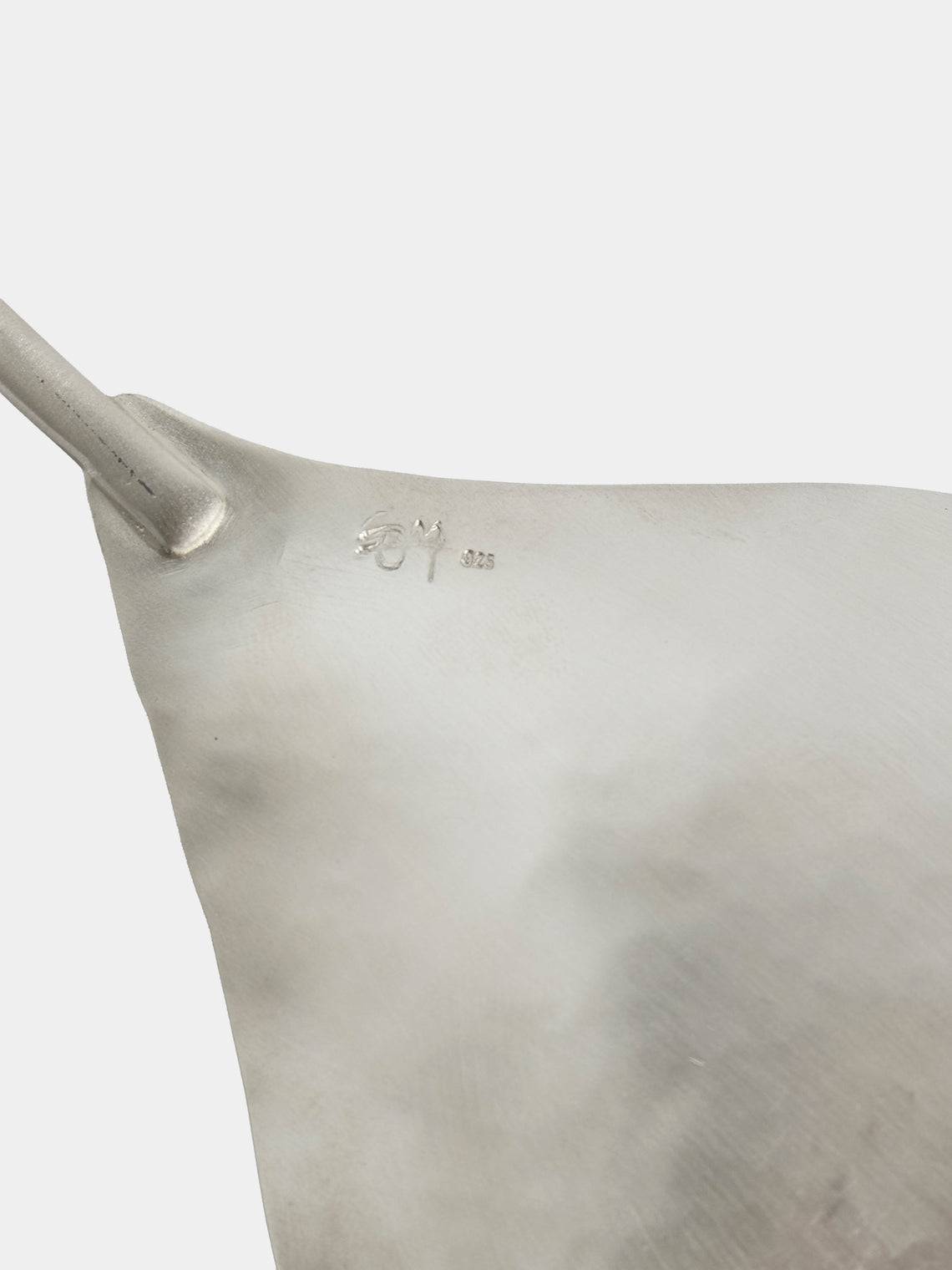 Thalia Maria Silver - Sterling Silver and Pebble Salad Servers (Set of 2) - Silver - ABASK