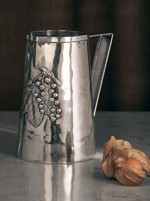 Antique and Vintage - 1969 Brandimarte Firenze Grapes Solid Silver Jug - Silver - ABASK
