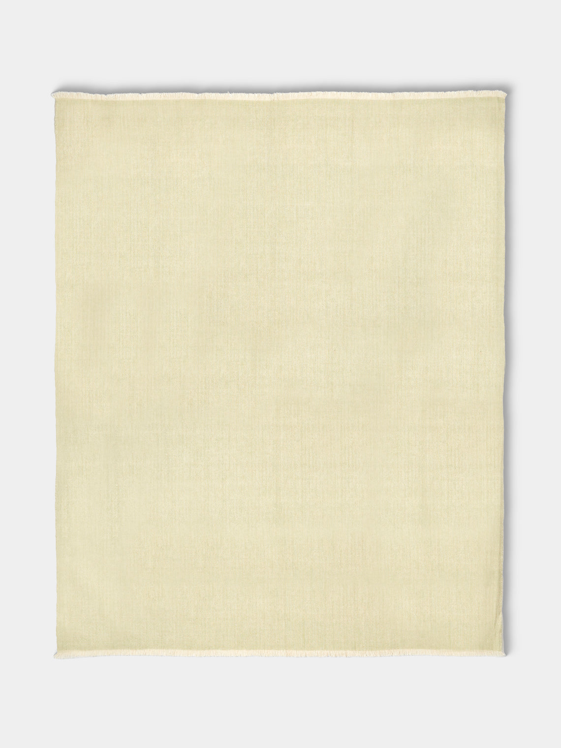 Me & K - Melange Cashmere Throw (75in/1.9m) - Green - ABASK