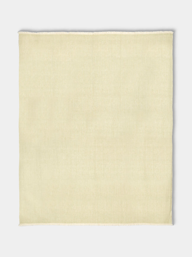 Me & K - Melange Cashmere Throw (75in/1.9m) - Green - ABASK