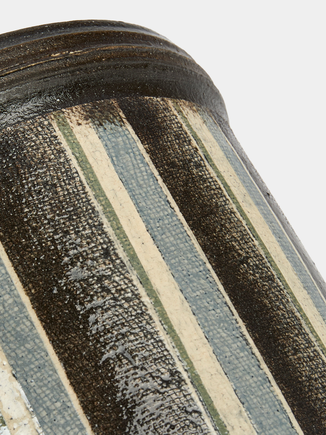 Masumi Ando - Textured Ceramic Water Jar - Gray - ABASK