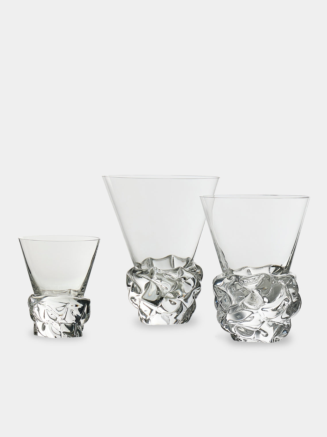 NasonMoretti - Archive Revival 1965 Hand-Blown Murano Glass Collection - Clear - ABASK - 