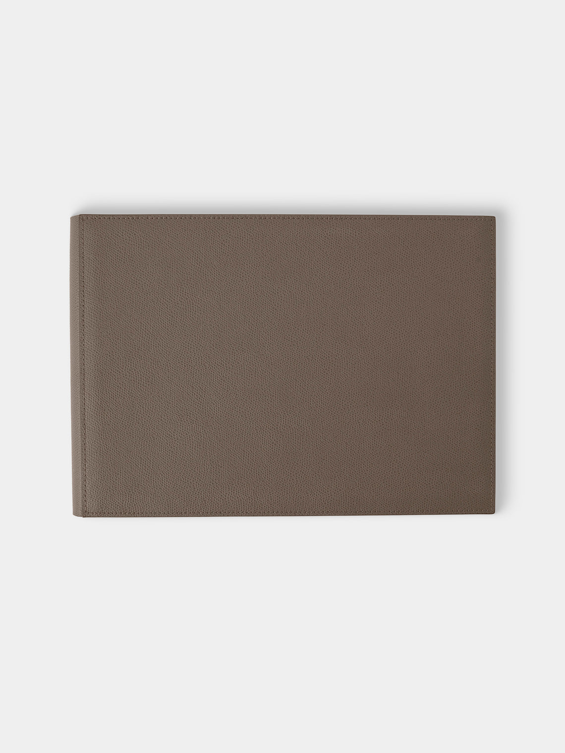 Giobagnara - Livre d'Or Leather Guest Book - Gray - ABASK - 
