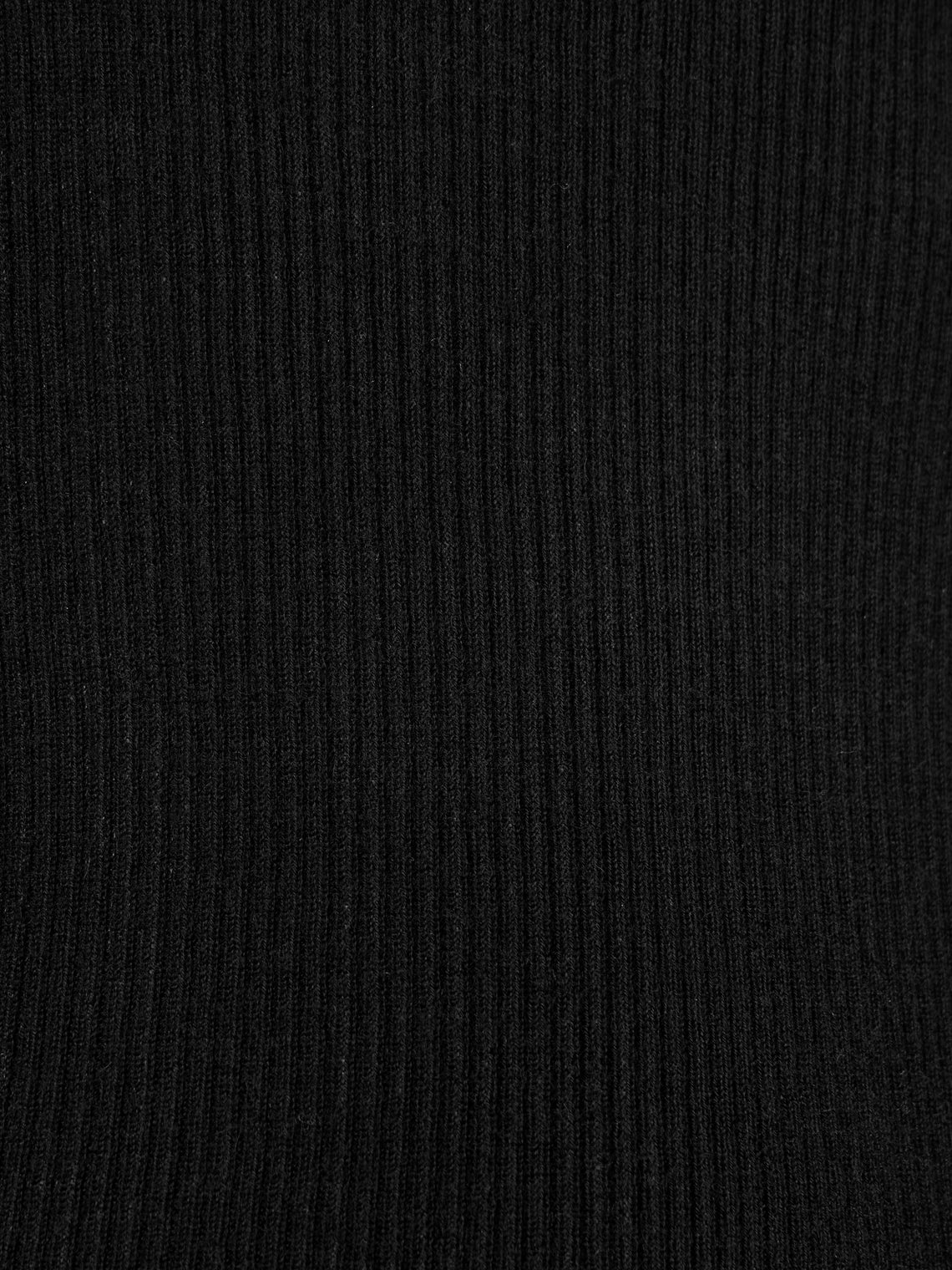 Ryan Roche - Cashmere Featherweight Ribbed Tank Top | Size: S - Black - ABASK