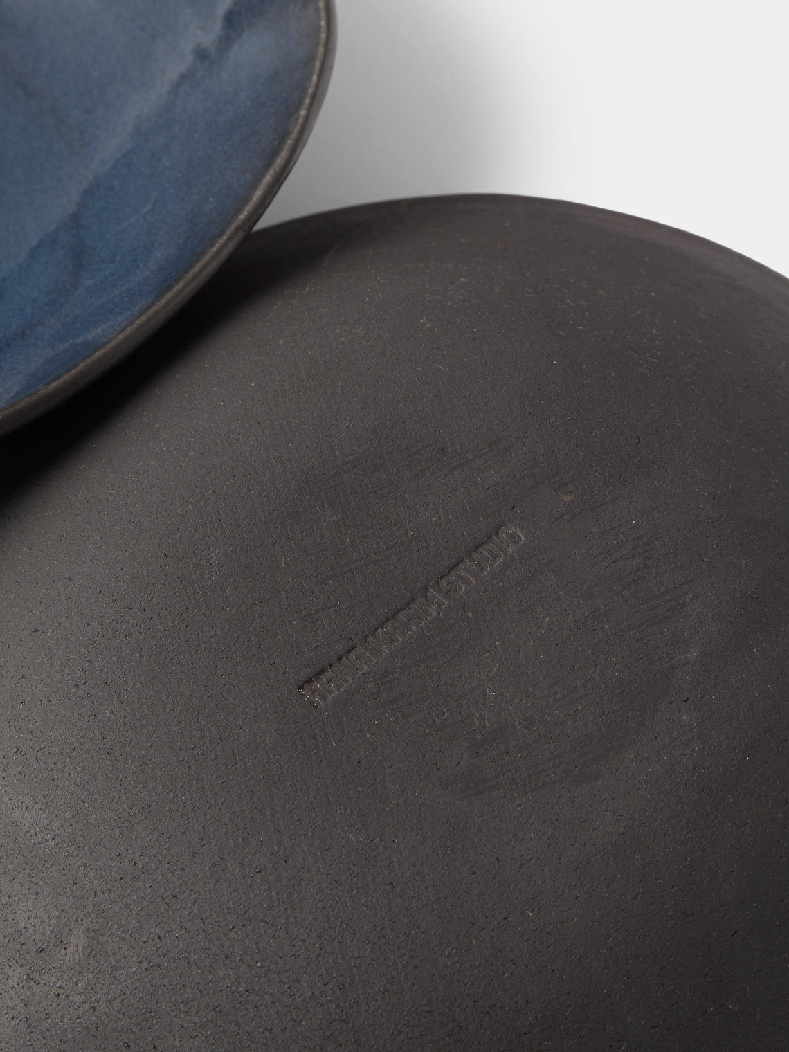 Hana Karim Studio - Hand-Built Stoneware Salad Bowls (Set of 2) - Blue - ABASK