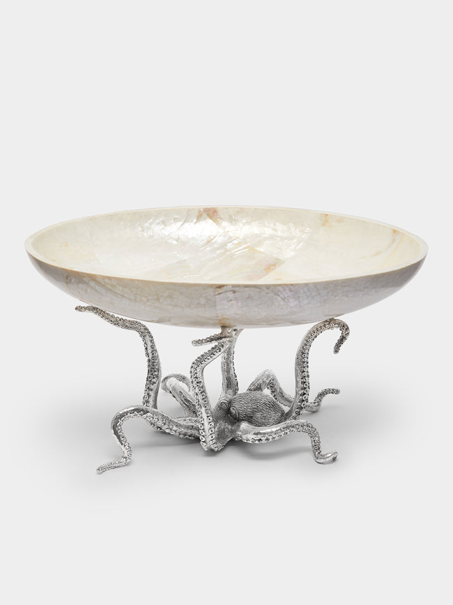 Objet Luxe - Silver-Plated and Shell Fruit Bowl -  - ABASK - 