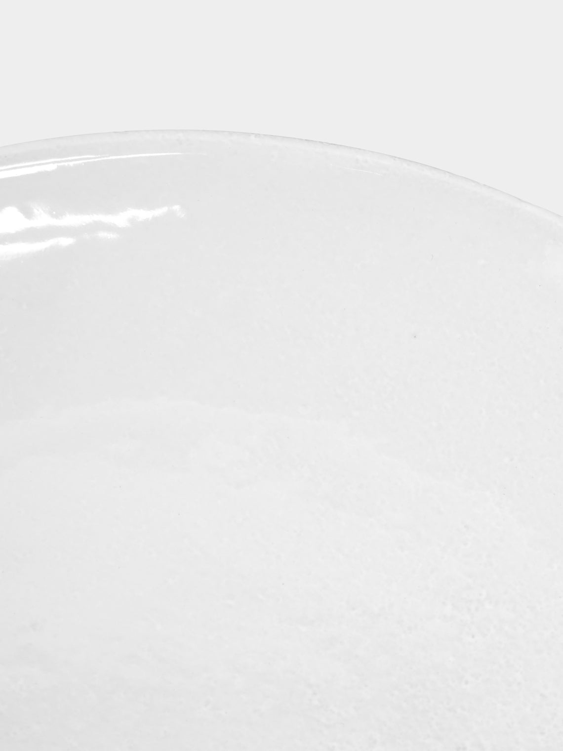 Astier de Villatte - Rien Hand-Glazed Ceramic Salad / Dessert Plate (Set of 2) - White - ABASK