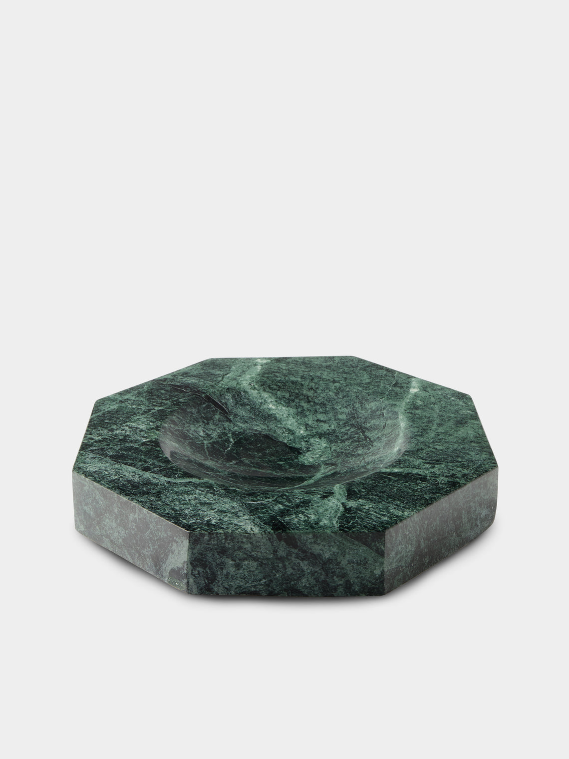 Anastasio Home - Hex Marble Dish - Green - ABASK