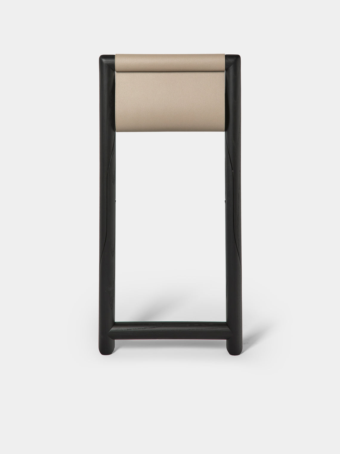 Giobagnara - Elica Leather and Wood Serving Table - Beige - ABASK