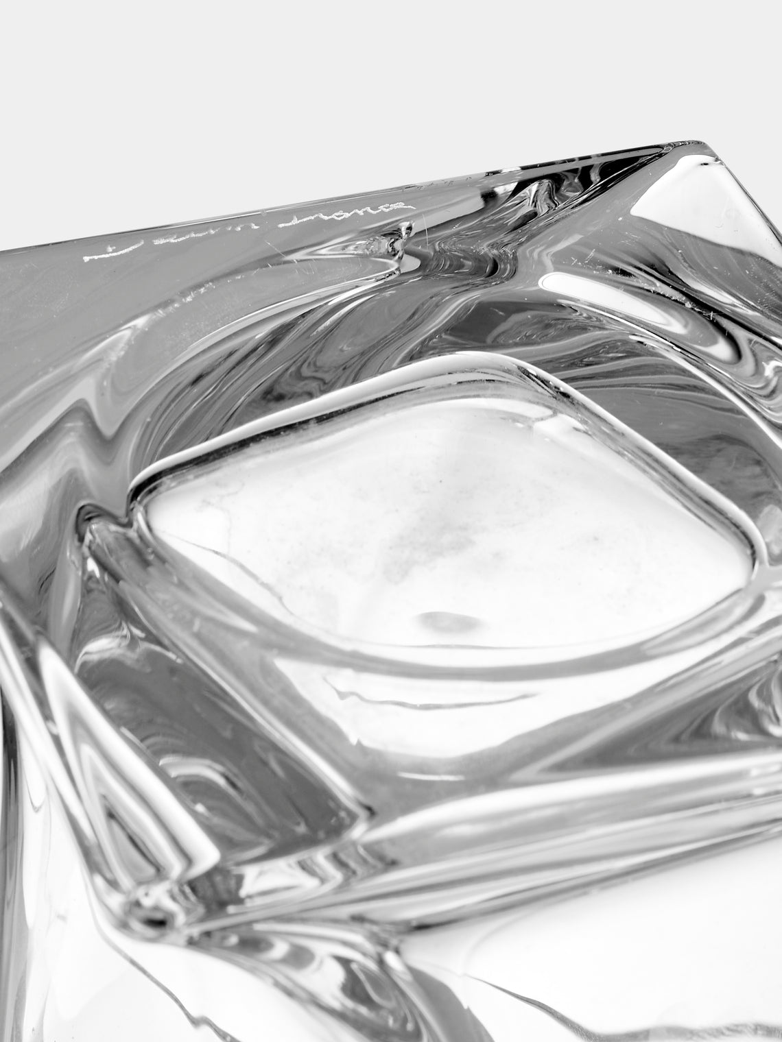 Antique and Vintage - Mid-Century Daum Crystal Carafe - Clear - ABASK