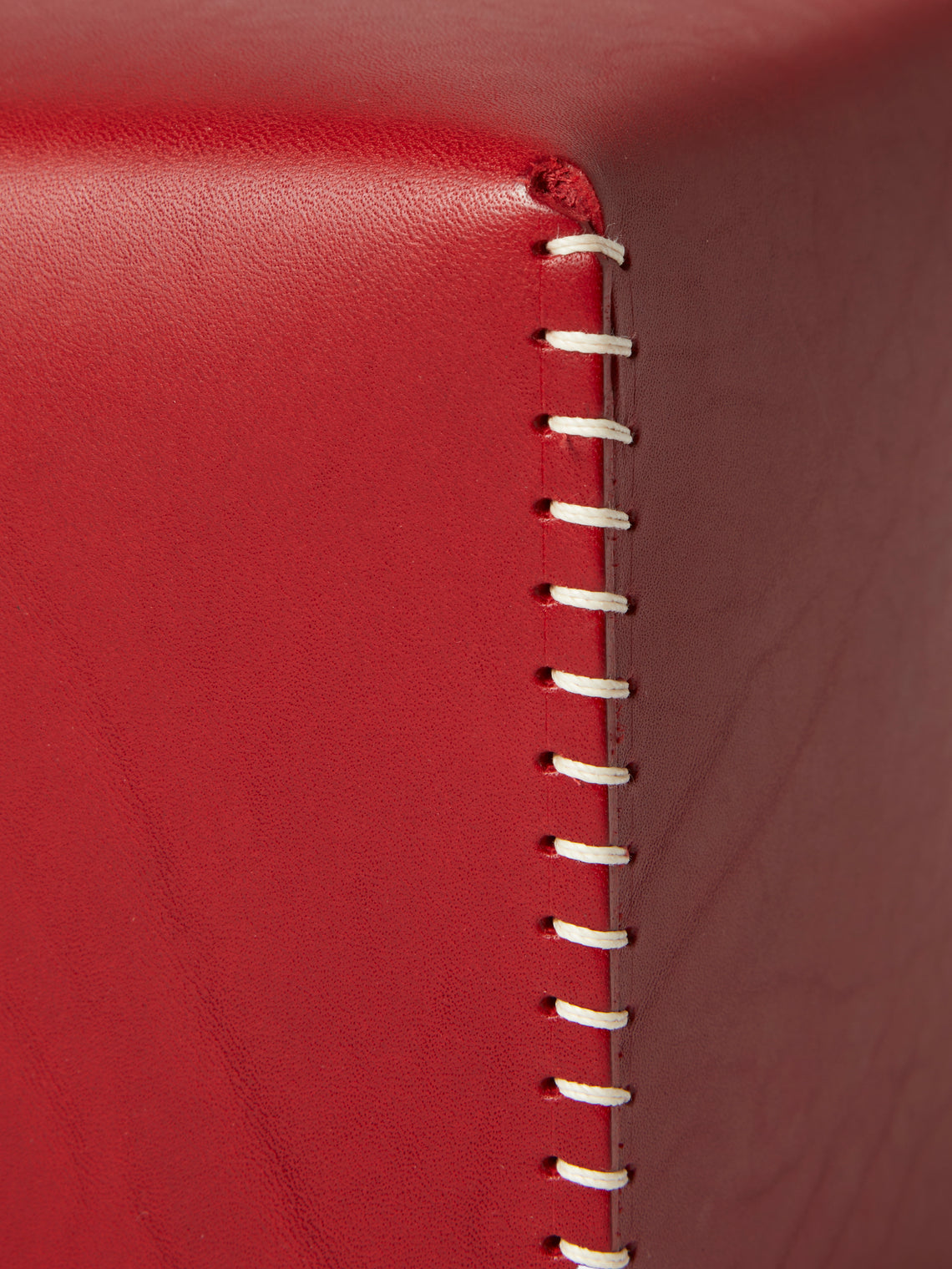 Otzi Studio - Eyelet Leather Tissue Box - Red - ABASK