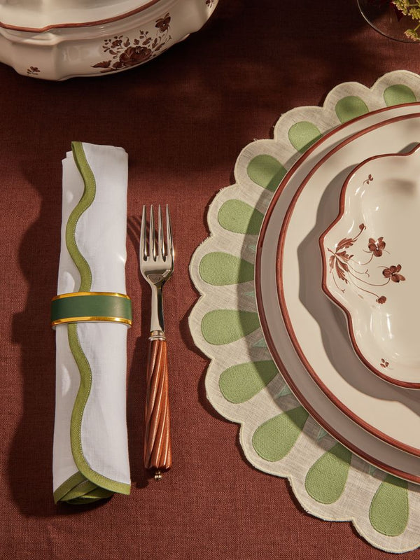 Augarten - Hand-Painted Porcelain Napkin Rings (Set of 4) -  - ABASK