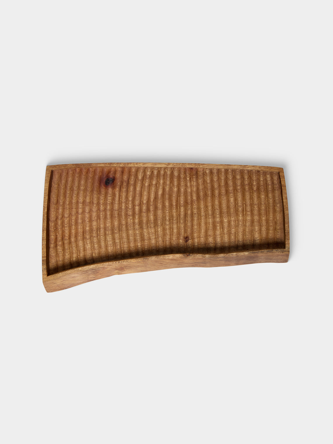 Thursday Furniture - Hand-Carved Machilus Platter - Brown - ABASK