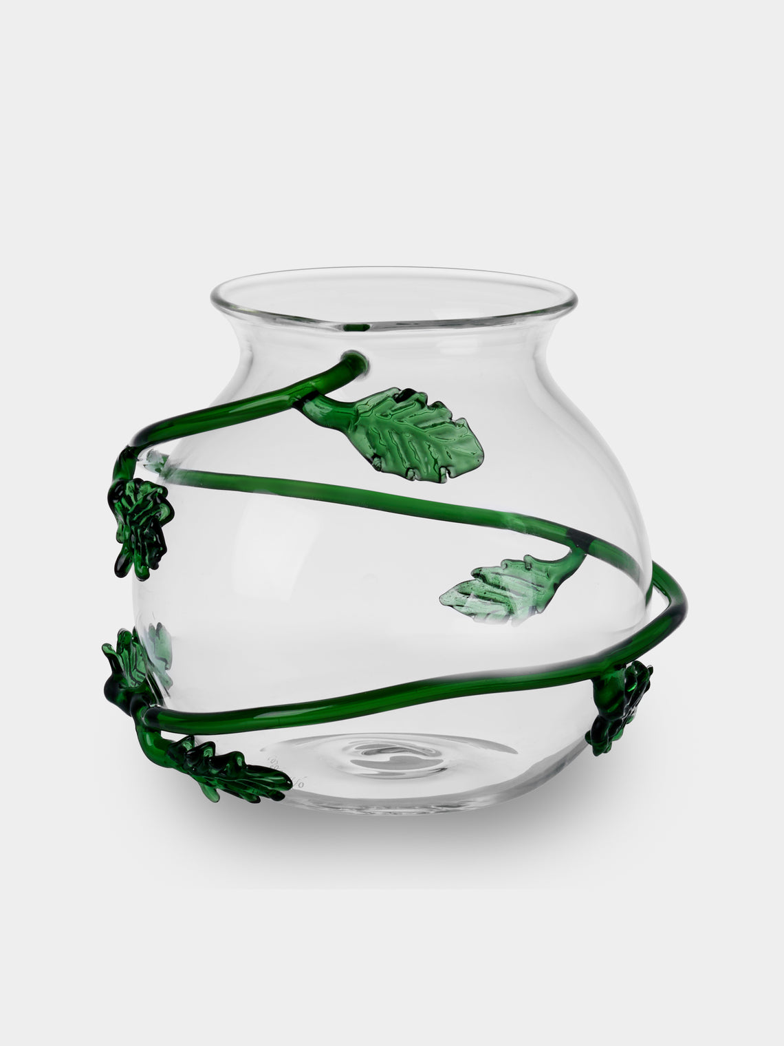 Casarialto - Liana Hand-Blown Glass Bud Vase (5in/13cm) - Clear - ABASK - 