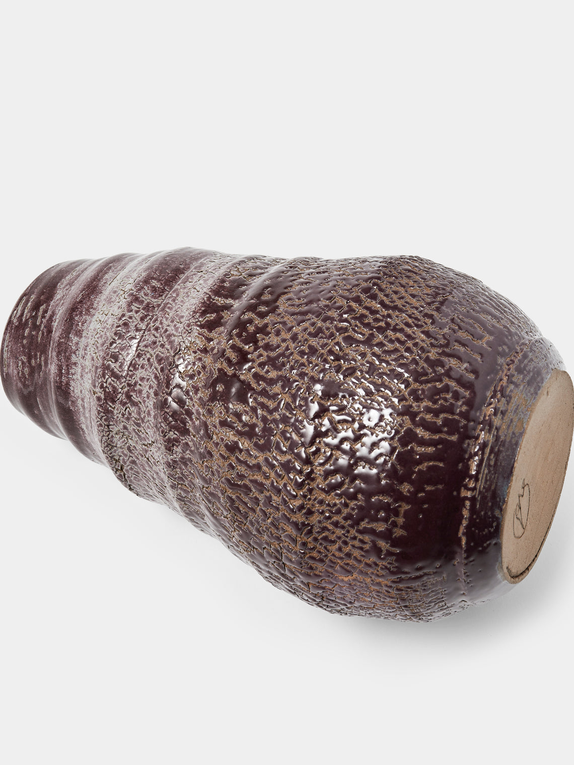 Peter Speliopoulos Projects - Hand-Thrown Stoneware Vase (13.5in/34.5cm) - Brown - ABASK