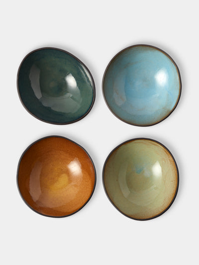 Hana Karim Studio - Hand-Built Stoneware Breakfast Bowls (Set of 4) - Multiple - ABASK - 