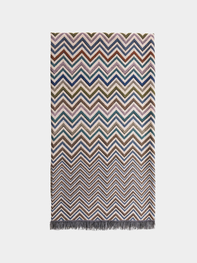 Multiple Perseo Wool and Cashmere Throw by Missoni Home ABASK US