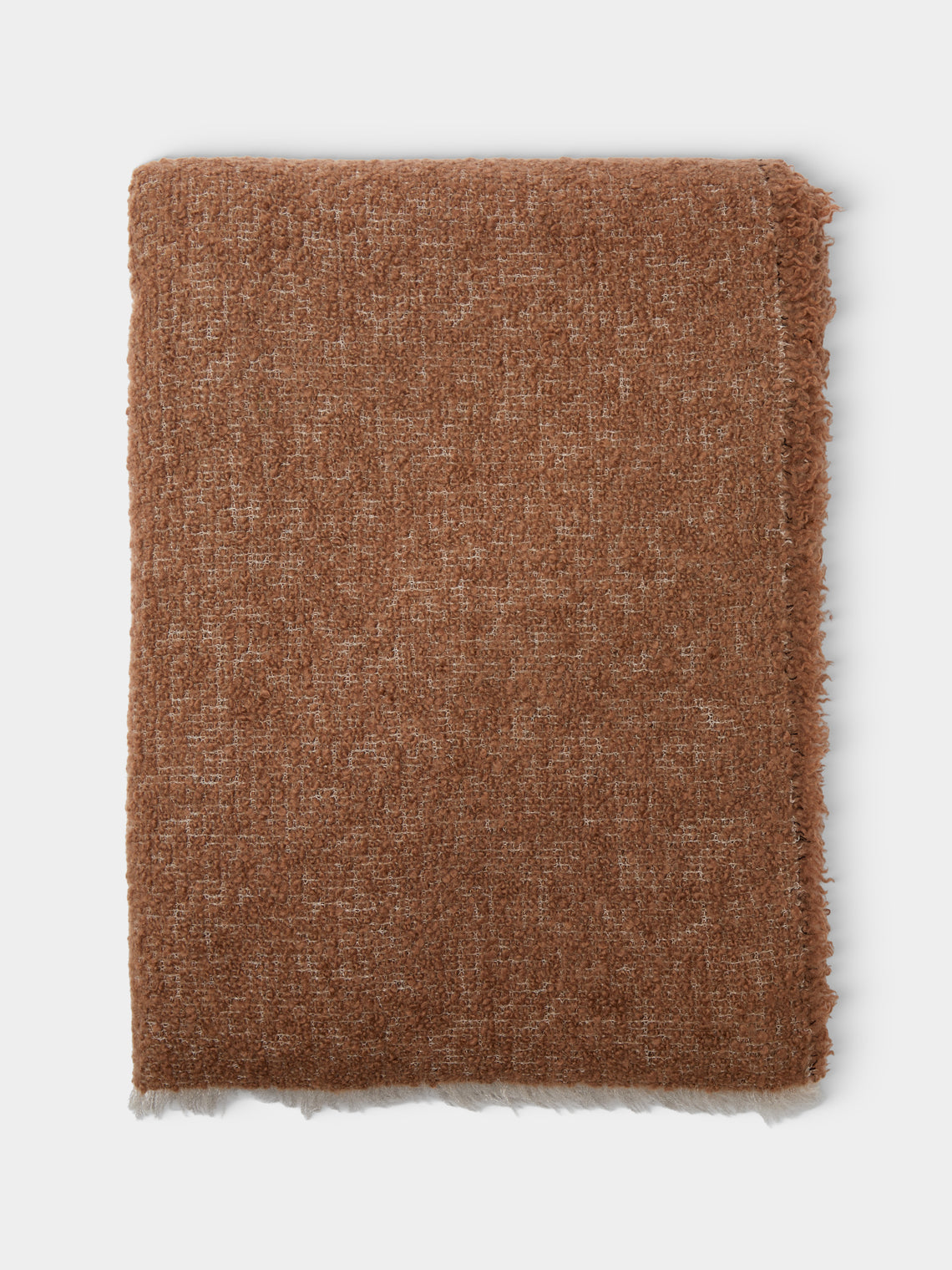 Alonpi - Peaks Cashmere and Silk Blanket (78.5in/2m) - Orange - ABASK - 