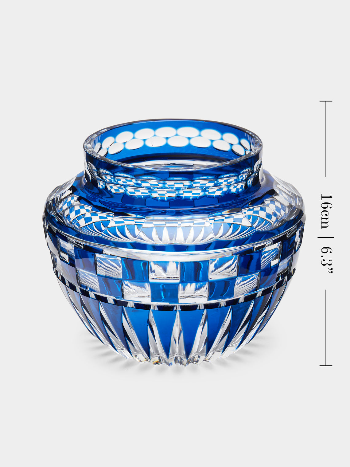 Antique and Vintage - 1980s Val Saint Lambert Crystal Vase -  - ABASK