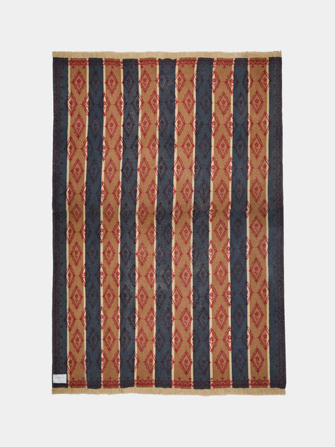 Saved NY - Wallpaper Stripe Cashmere Throw (79in/2m) - Multiple - ABASK - 