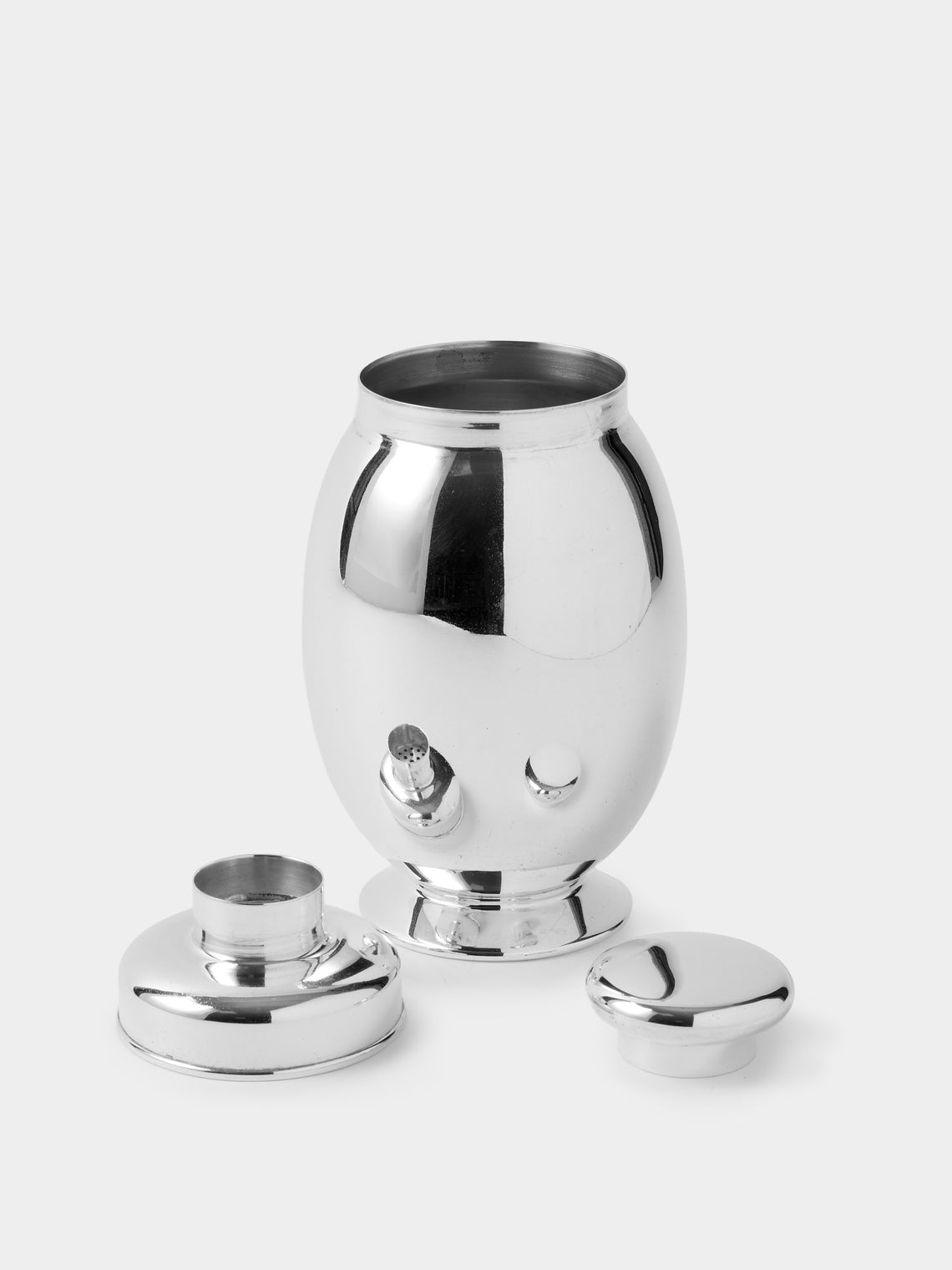 Antique and Vintage - 1940 Solid Silver Cocktail Shaker - Silver - ABASK