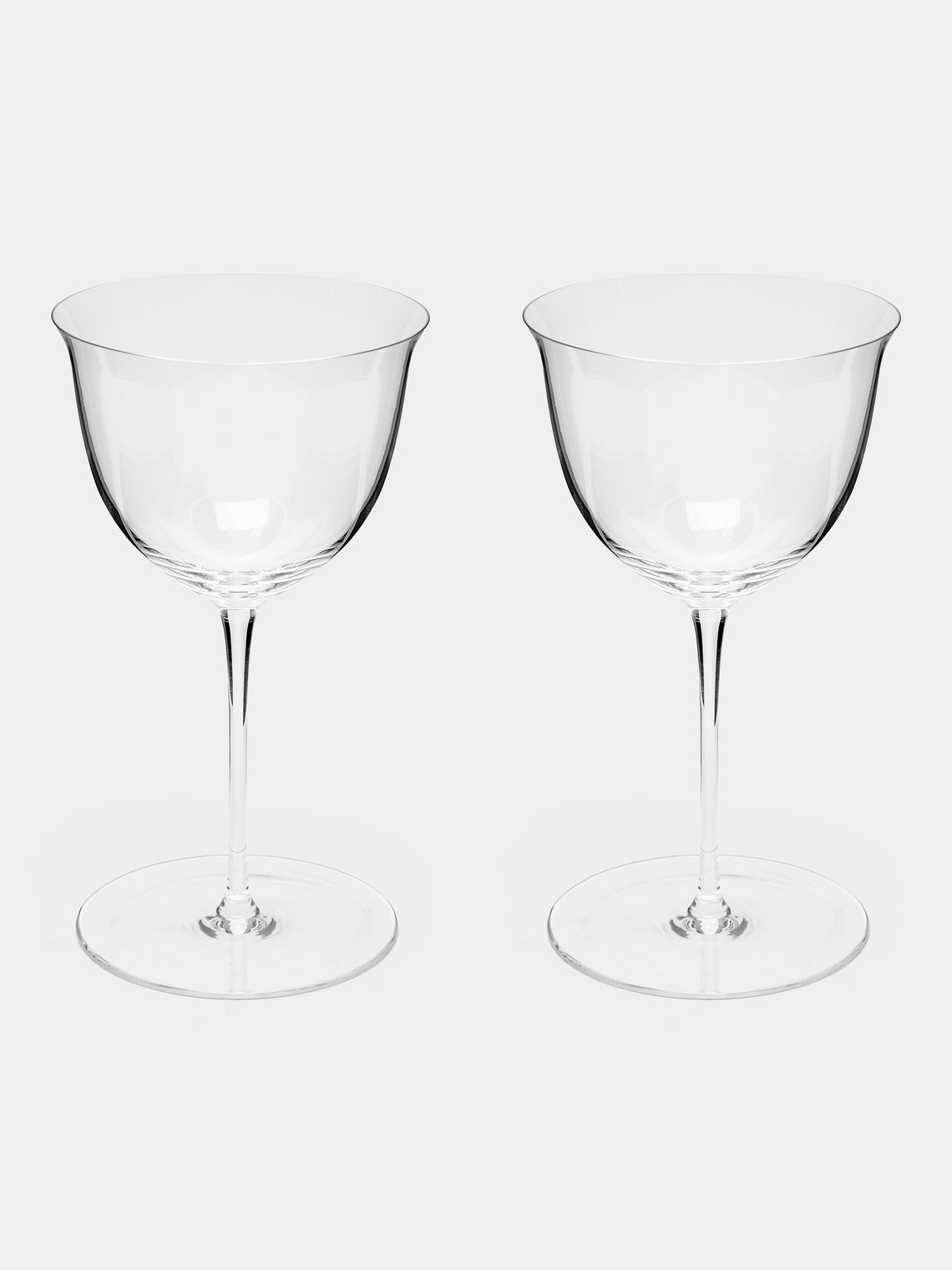 Lobmeyr - Patrician Hand-Blown Crystal White Wine Glass (Set of 2) - Clear - ABASK 