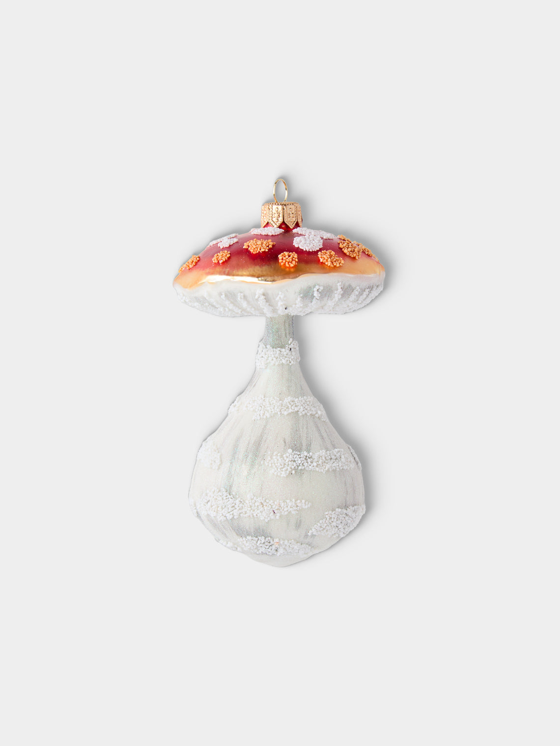 ABASK Decorations - Psychedelic Mushrooms Hand-Blown Glass Baubles (Set of 8) - Multiple - ABASK