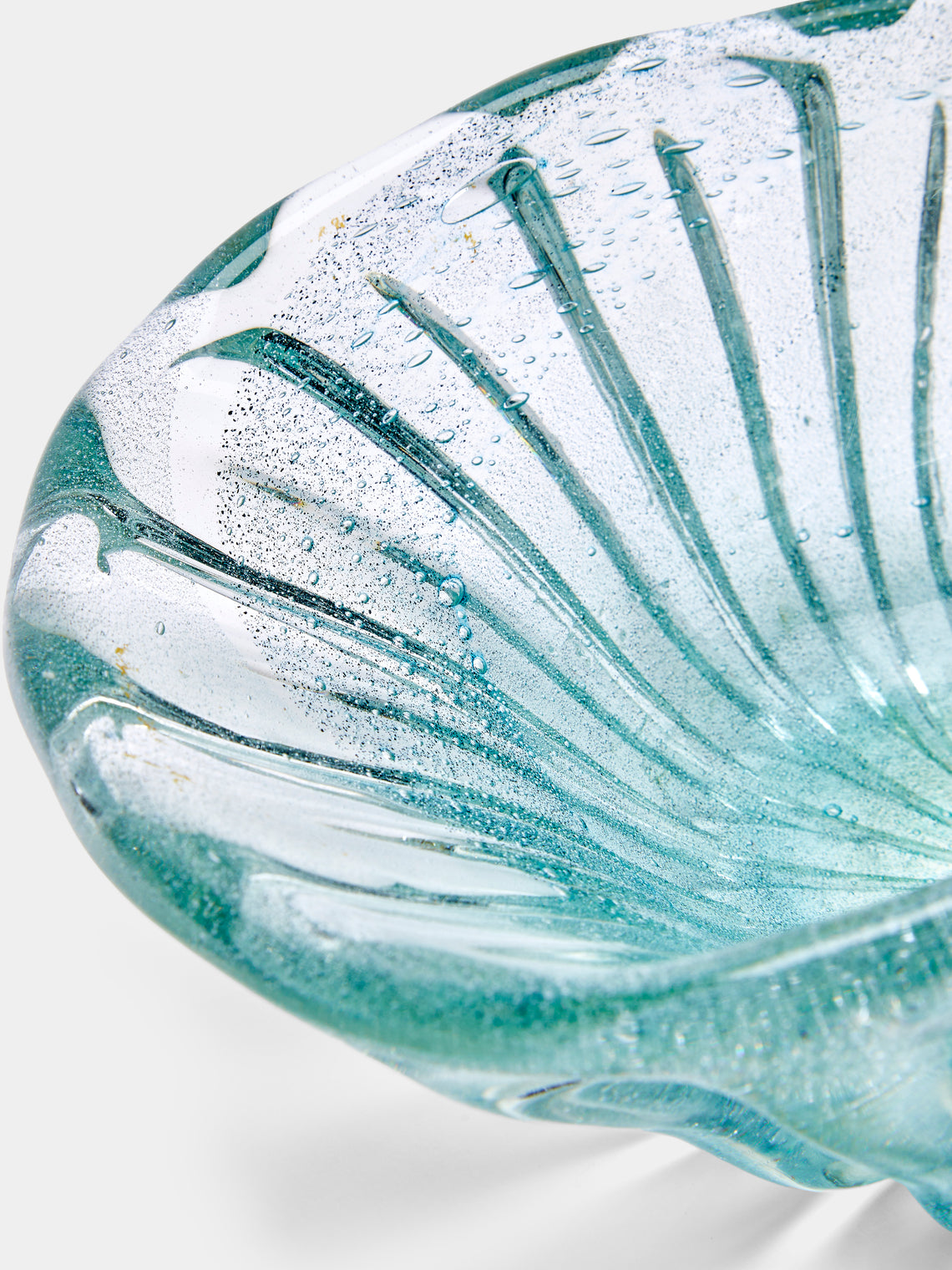 Antique and Vintage - 1950s Ercole Barovier Murano Glass Bowl - Blue - ABASK