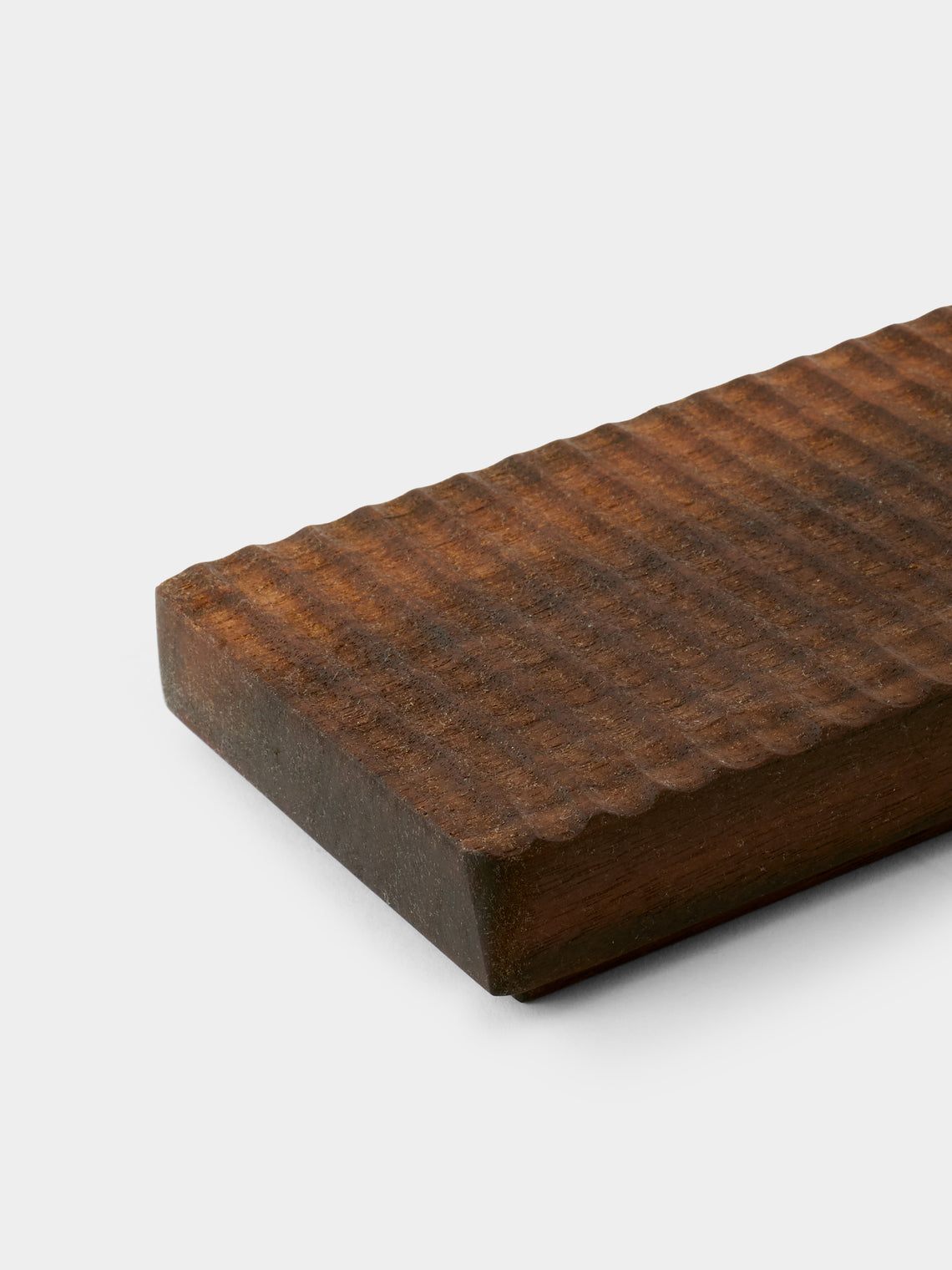 Riccardo Monte - Hand-Carved Walnut Soap Dish - Brown - ABASK