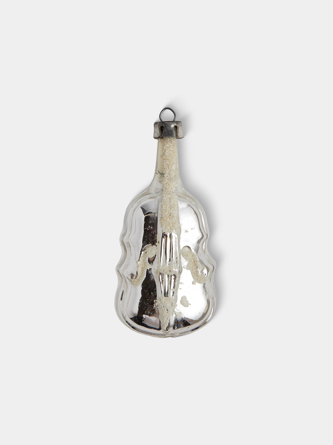Antique and Vintage - Early-20th-Century Musical Instruments Glass Baubles (Set of 5) - Silver - ABASK