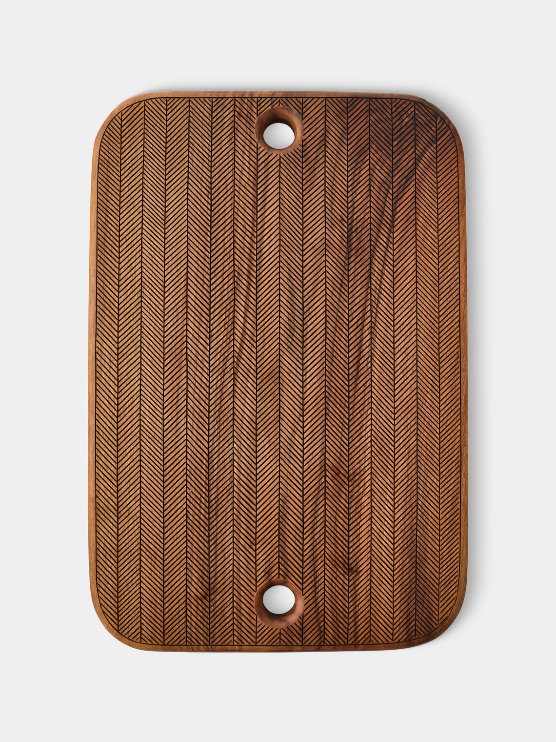 Lucas Castex - Hand-Carved Double-Faced Walnut Serving Board - Dark Brown - ABASK - 