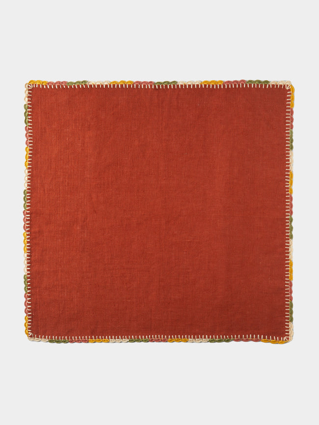 Anut Cairo - Luxor Hand-Crocheted Linen Napkins (Set of 4) -  - ABASK