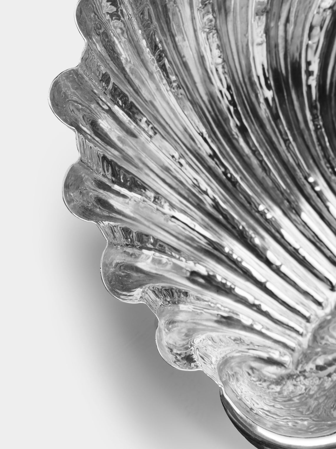 Antique and Vintage - 1960s Shell Silver-Plated Bowls (Set of 4) - Silver - ABASK