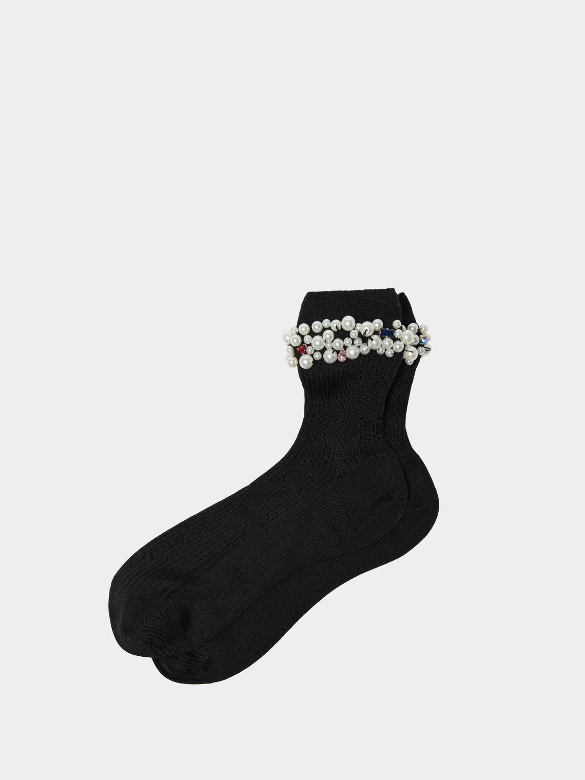 Maria La Rosa - Women's Miami Cashmere Socks | One Size - Black - ABASK - 